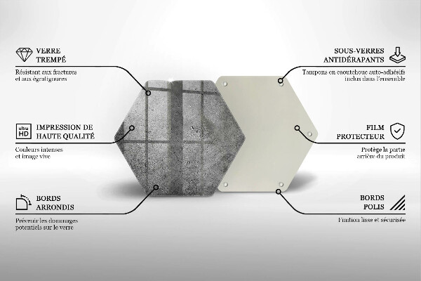 Deska szklana do kuchni Beton kamień tekstura