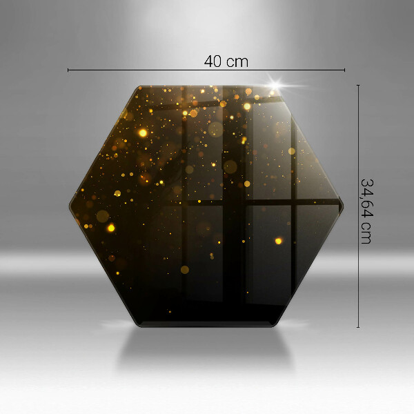 Deska kuchenna Złoty brokat