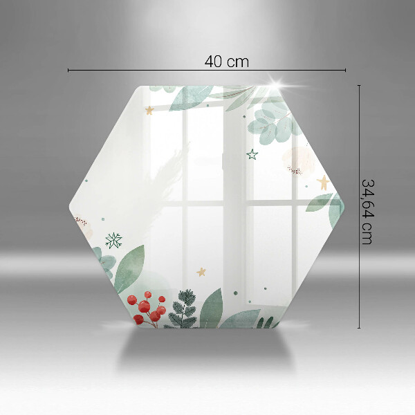 Deska szklana do kuchni Akwarele liście