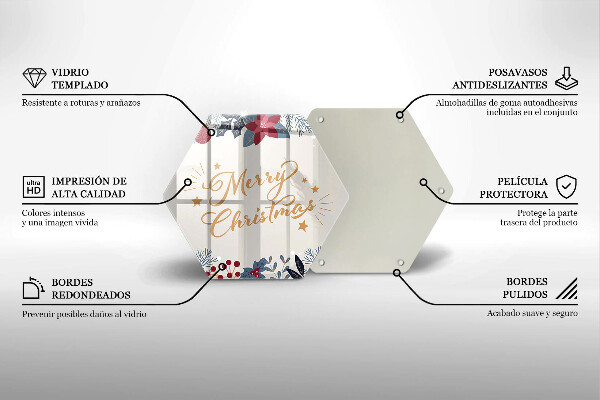 Deska kuchenna Napis Merry Christmas