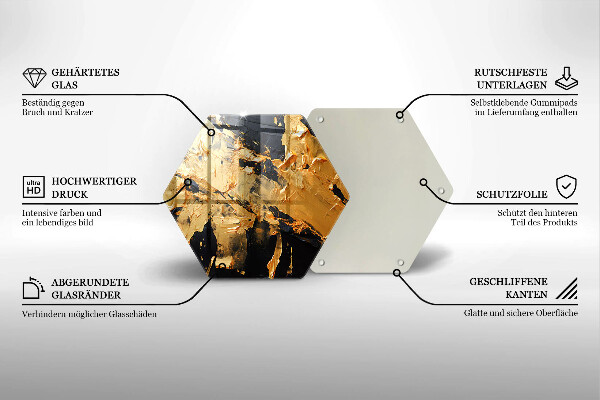 Deska kuchenna Elegancka tekstura farby