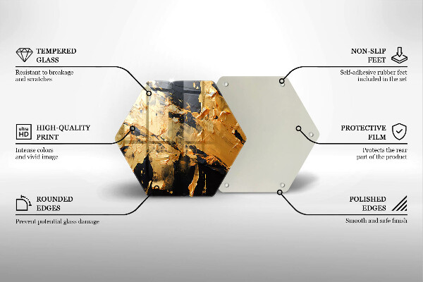 Deska kuchenna Elegancka tekstura farby