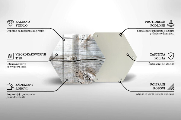 Deska kuchenna Jasna struktura drewna