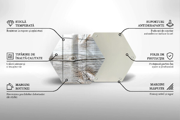 Deska kuchenna Jasna struktura drewna
