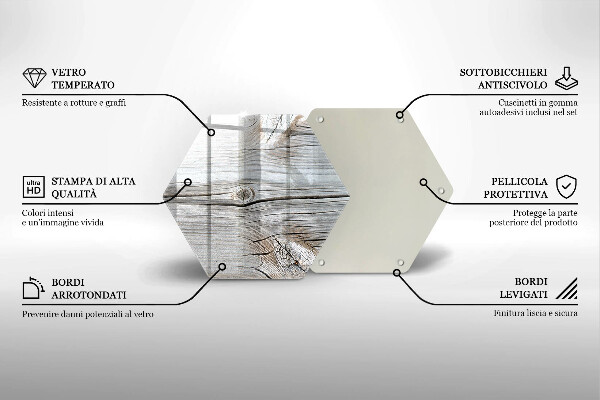 Deska kuchenna Jasna struktura drewna