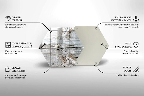 Deska kuchenna Jasna struktura drewna