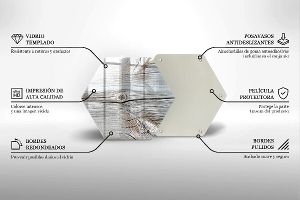 Deska kuchenna Jasna struktura drewna