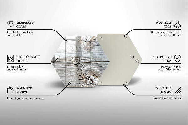 Deska kuchenna Jasna struktura drewna