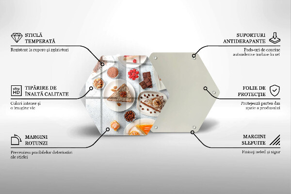 Deska kuchenna Słodkości ciasta
