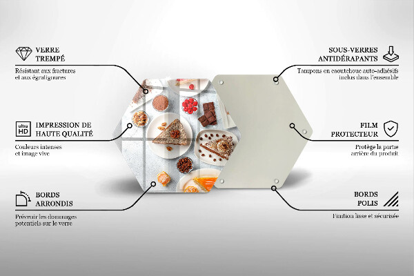 Deska kuchenna Słodkości ciasta