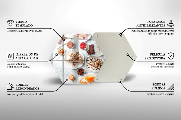 Deska kuchenna Słodkości ciasta