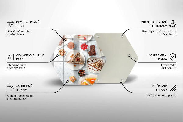 Deska kuchenna Słodkości ciasta