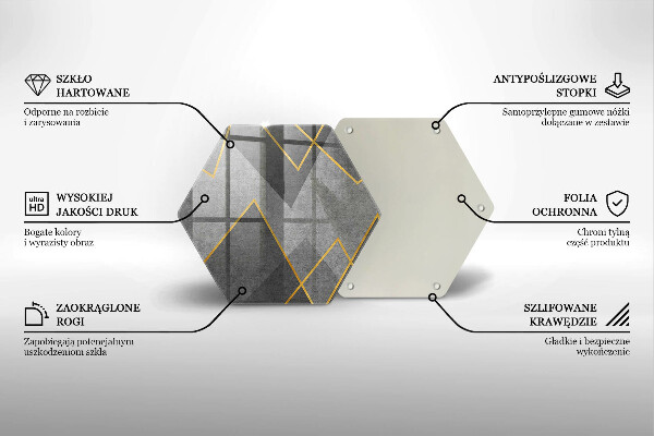 Deska kuchenna Ostre kształty
