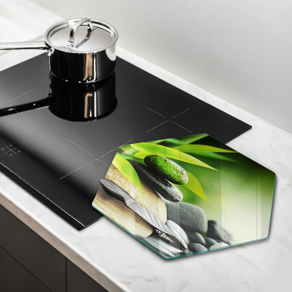 Deska kuchenna Zen bambus kamienie