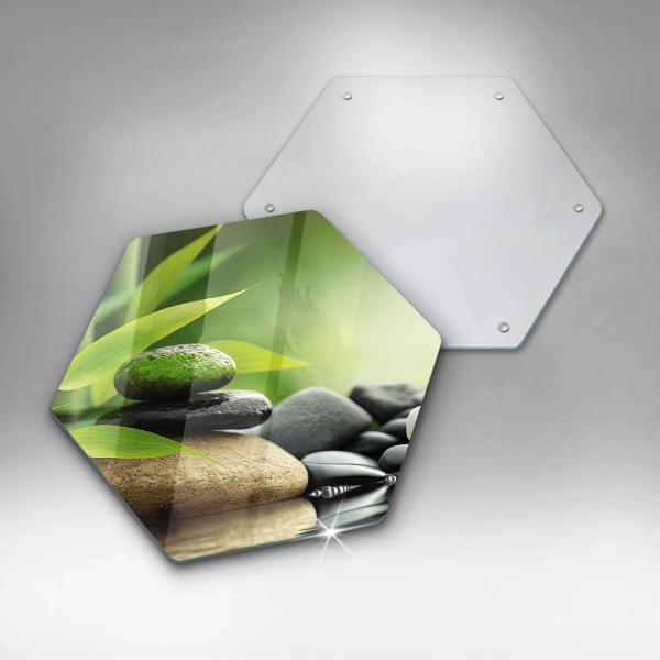 Deska kuchenna Zen bambus kamienie