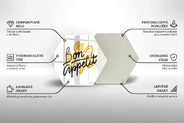 Deska kuchenna Napis Bon Appetit