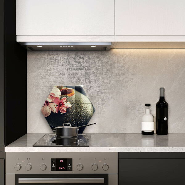 Deska kuchenna Kwiaty kamienie zen