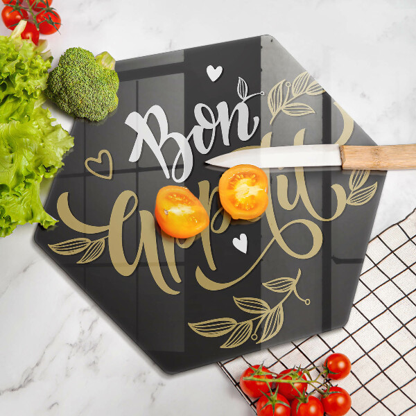 Deska kuchenna Napis Bon Appetit