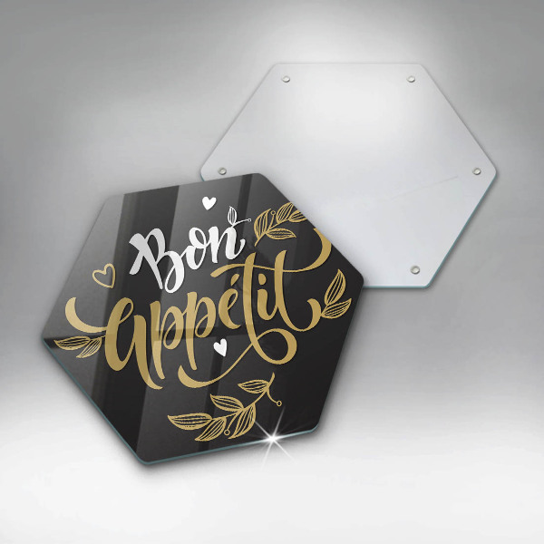 Deska kuchenna Napis Bon Appetit