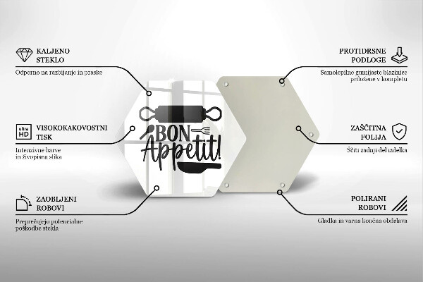 Deska kuchenna Napis Bon Appetit