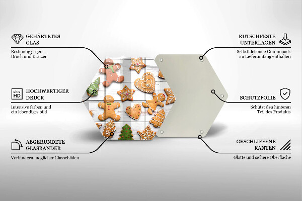 Deska kuchenna Świąteczne pierniki