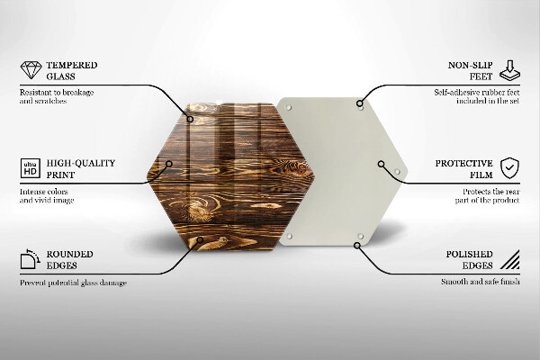 Deska kuchenna Tekstura drewno
