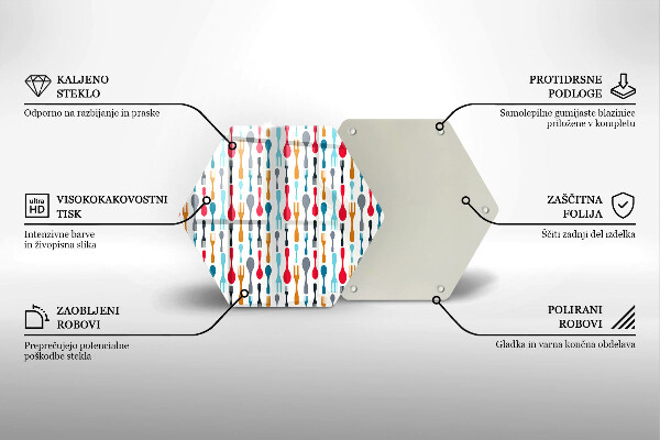 Deska kuchenna Ilustracja łyżki