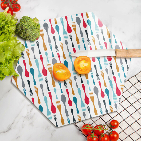 Deska kuchenna Ilustracja łyżki