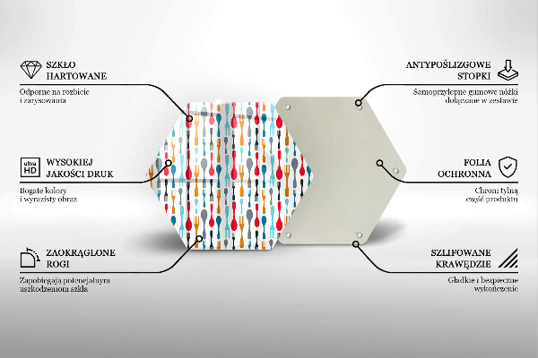 Deska kuchenna Ilustracja łyżki