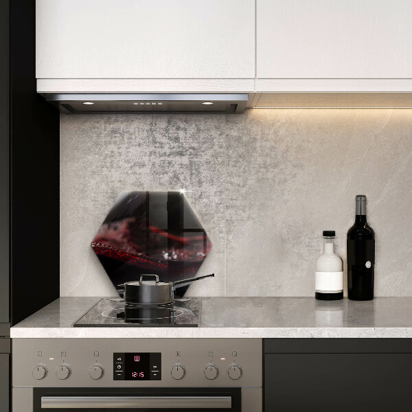 Deska kuchenna Czerwone wino kieliszek