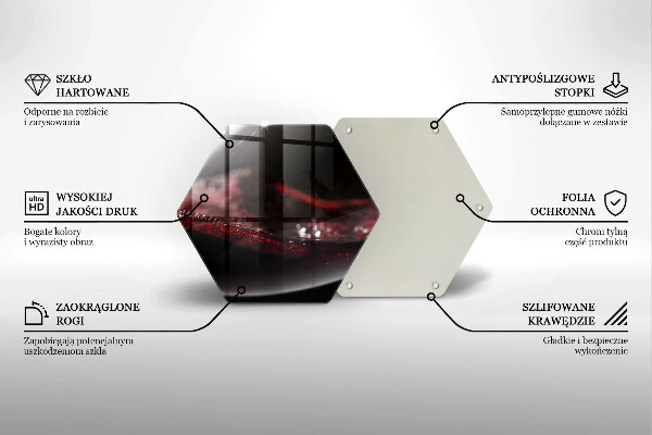 Deska kuchenna Czerwone wino kieliszek