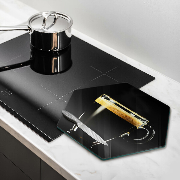 Deska kuchenna Szklanka czarnej kawy