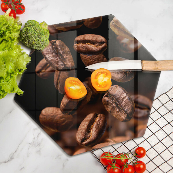 Deska kuchenna Brązowe ziarna kawy