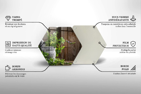 Deska kuchenna Zielone zioła