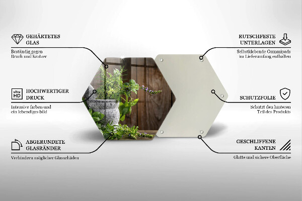 Deska kuchenna Zielone zioła