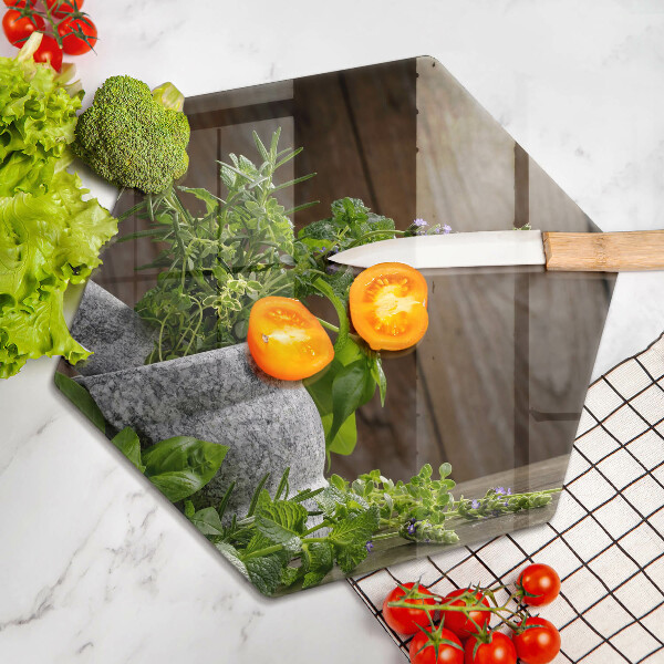 Deska kuchenna Zielone zioła