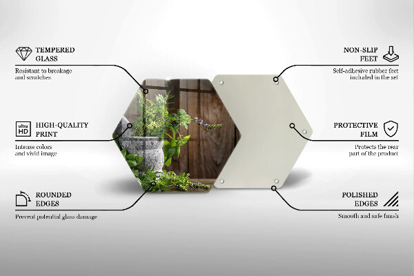 Deska kuchenna Zielone zioła