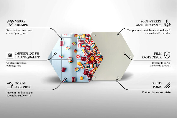 Deska kuchenna Kolorowe cukierki