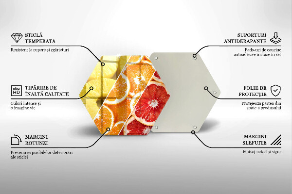Deska szklana kuchenna Kolorowe owoce