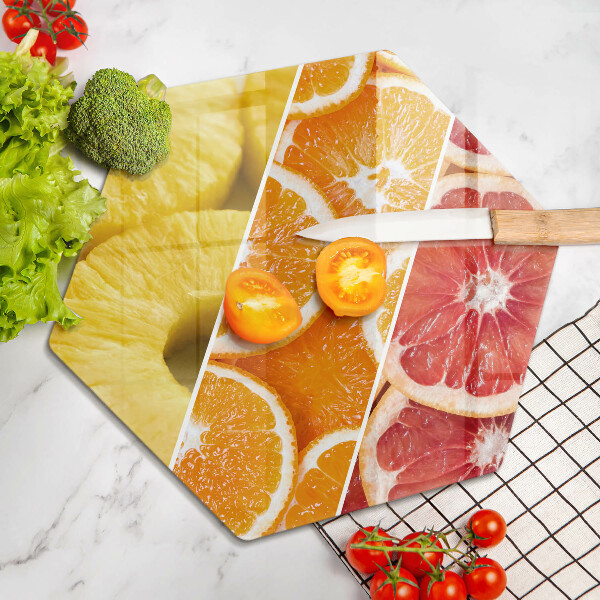 Deska szklana kuchenna Kolorowe owoce