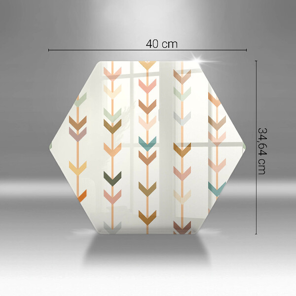 Deska szklana kuchenna Elementy geometryczne