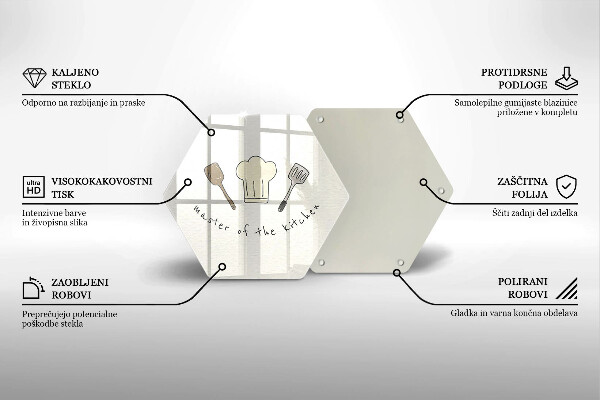 Deska szklana kuchenna Master of the Kitchen