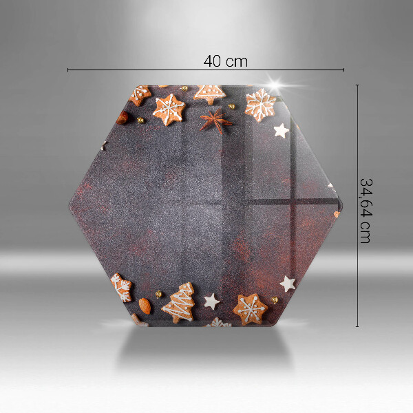 Deska szklana kuchenna Pierniczki świąteczne