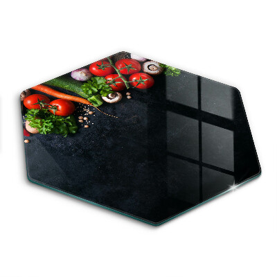 Deska szklana kuchenna Kolorowe warzywa