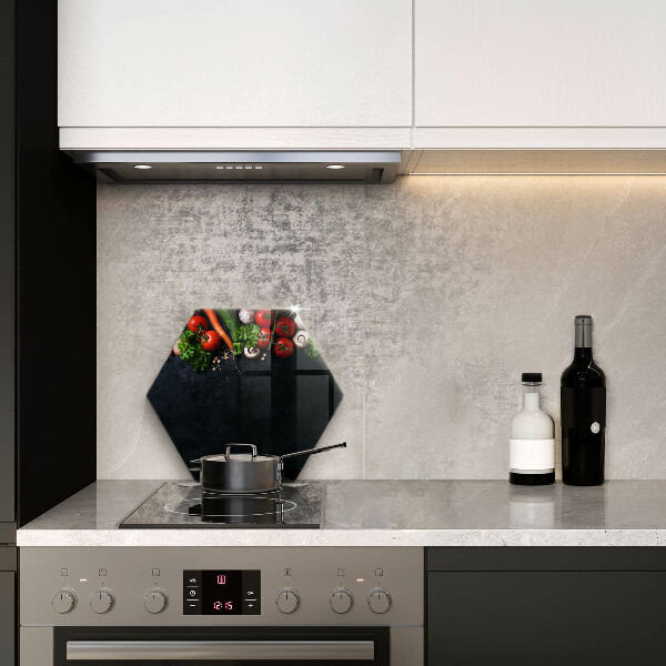 Deska szklana kuchenna Kolorowe warzywa