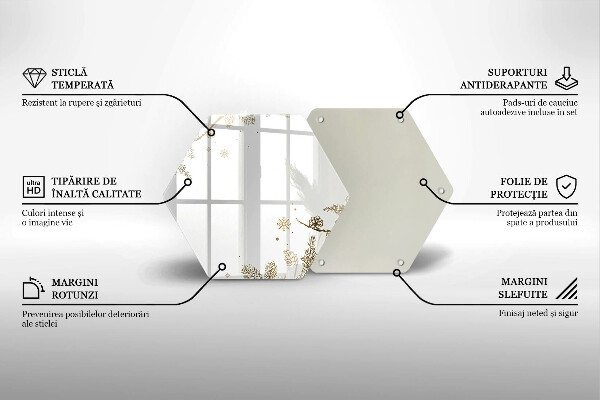 Deska szklana kuchenna Zimowe dekoracje
