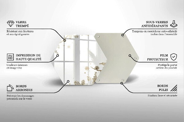 Deska szklana kuchenna Zimowe dekoracje