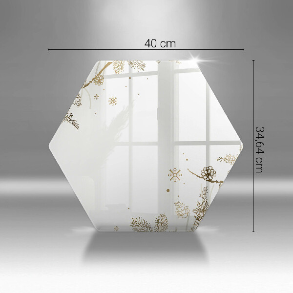 Deska szklana kuchenna Zimowe dekoracje