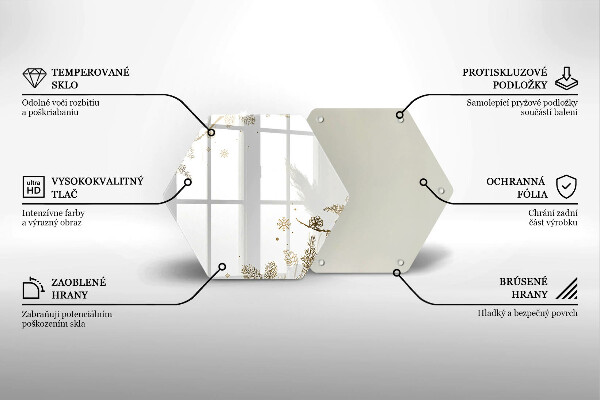 Deska szklana kuchenna Zimowe dekoracje
