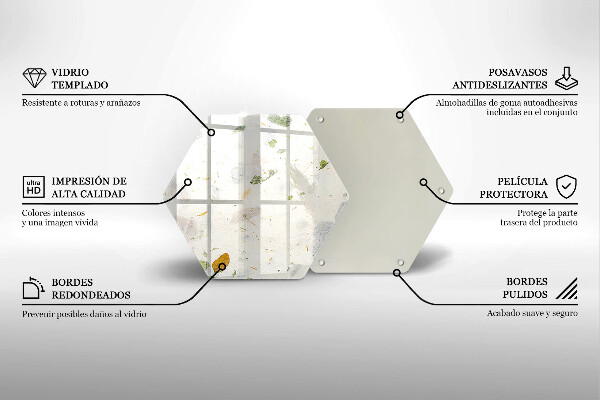 Deska szklana kuchenna Spadające liście